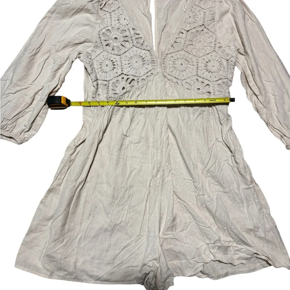 Zara Boho Crochet Babydoll Romper - Picture 9 of 9